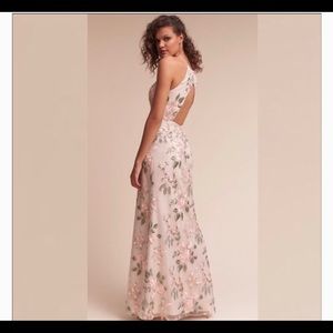 NWT BHDLN X JENNY YOO floral floor length dress